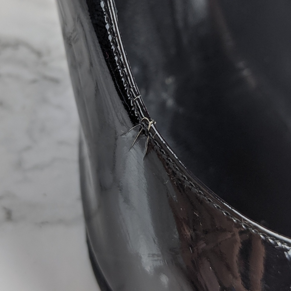 Salvatore Ferragamo Black Patent Leather Heels - Picture 5 of 8